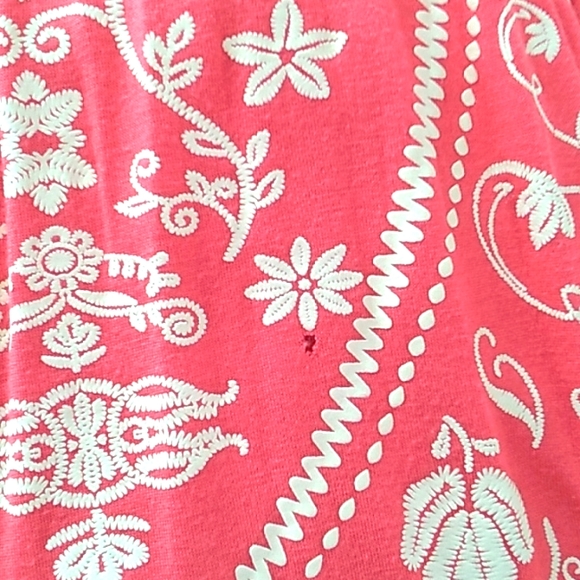 Rue 21 Coral/Cream Lace Floral Maxi Dress. Size Small. - Picture 11 of 11